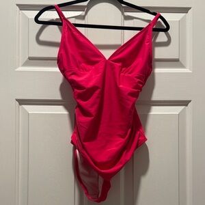 Vibrant Pink One-Piece Swimsuit